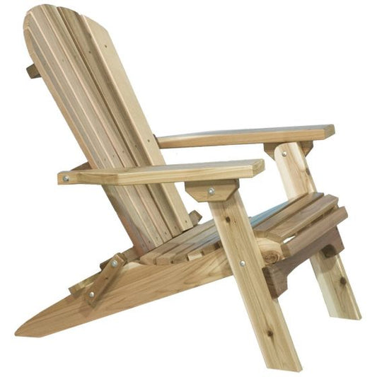 Montana Woodworks Cedar Folding Adirondack Chair - Ready to Finish