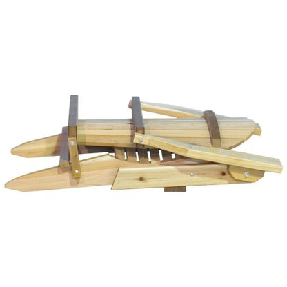 Montana Woodworks Cedar Folding Adirondack Chair - Ready to Finish