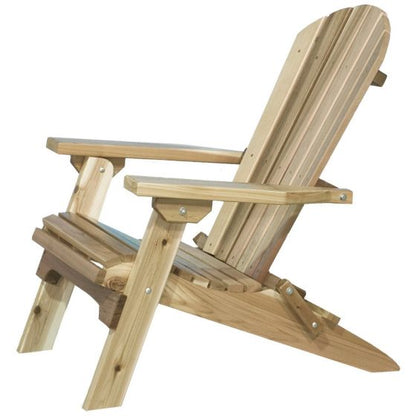 Montana Woodworks Cedar Folding Adirondack Chair - Ready to Finish