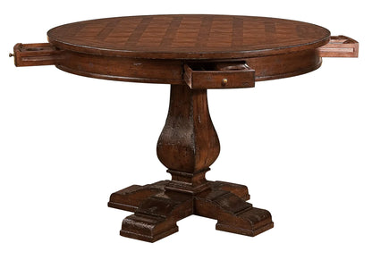 Hekman Mahogany Diamond Band Pub Game Table