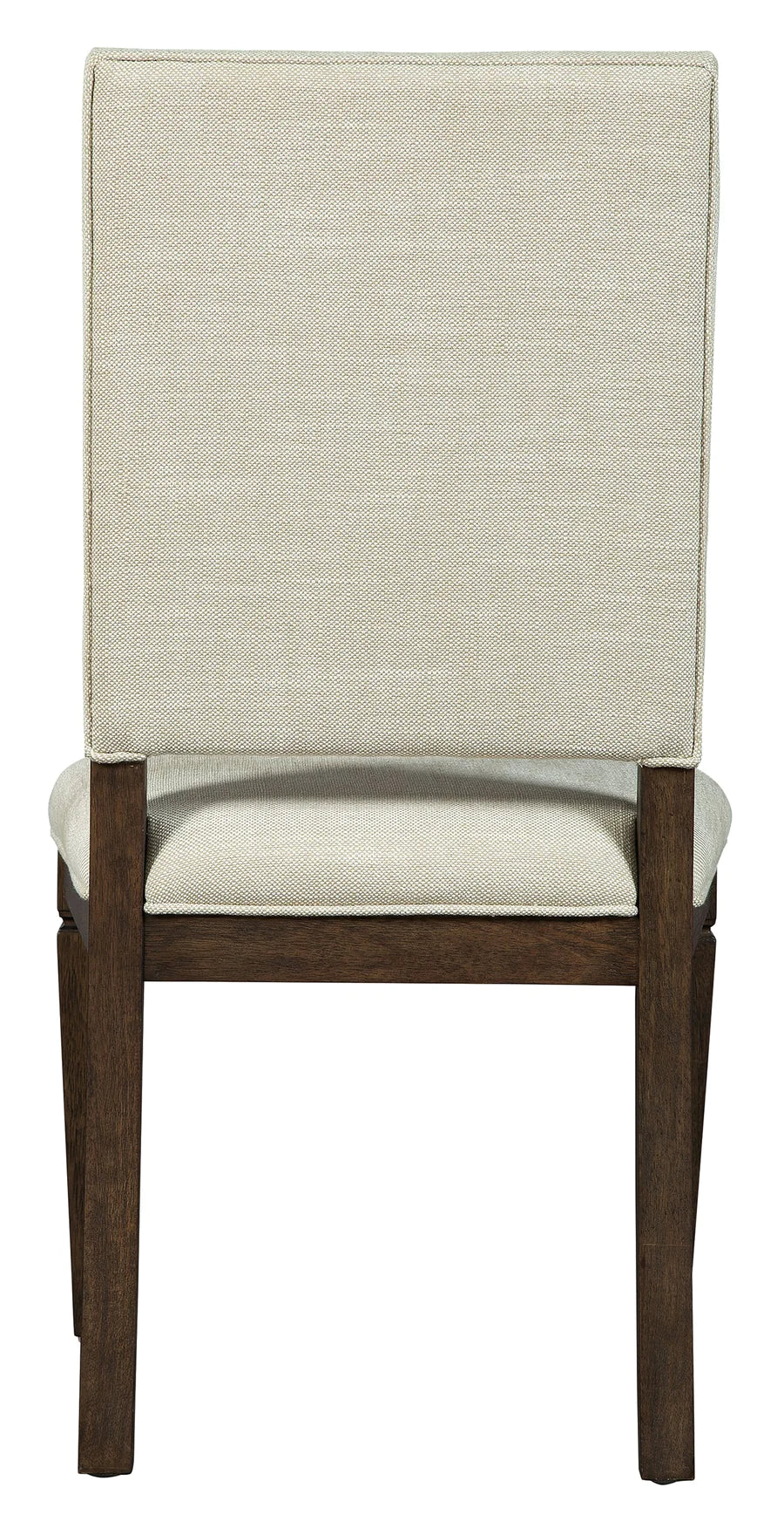 Hekman Linwood Heavyweight Linen Upholstered Mindi Wood Dining Side Chair