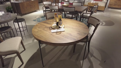 Hekman Bedford Park Solid Mango Wood Round Dining Table