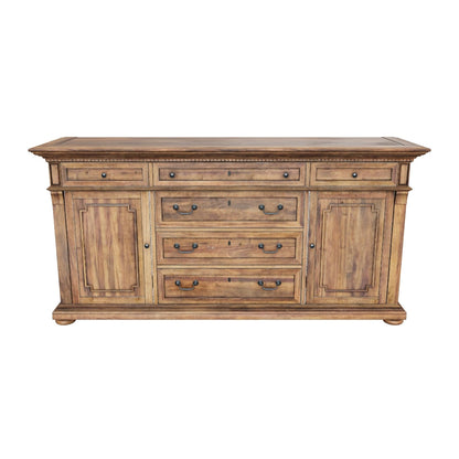 Hekman Natural Wellington Hall Acacia Wood Dining Credenza Server Buffet