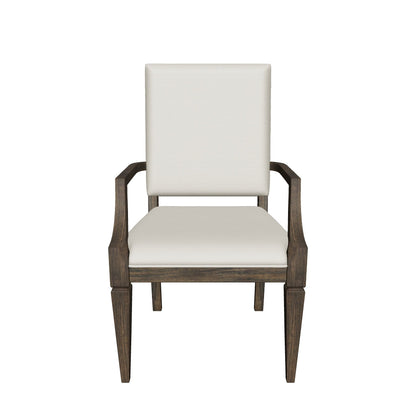 Hekman Linwood Upholstered Mindi Wood Dining Armchair