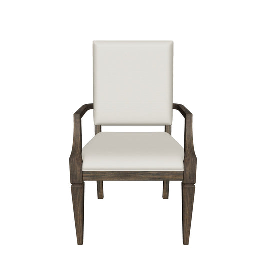 Hekman Linwood Upholstered Mindi Wood Dining Armchair