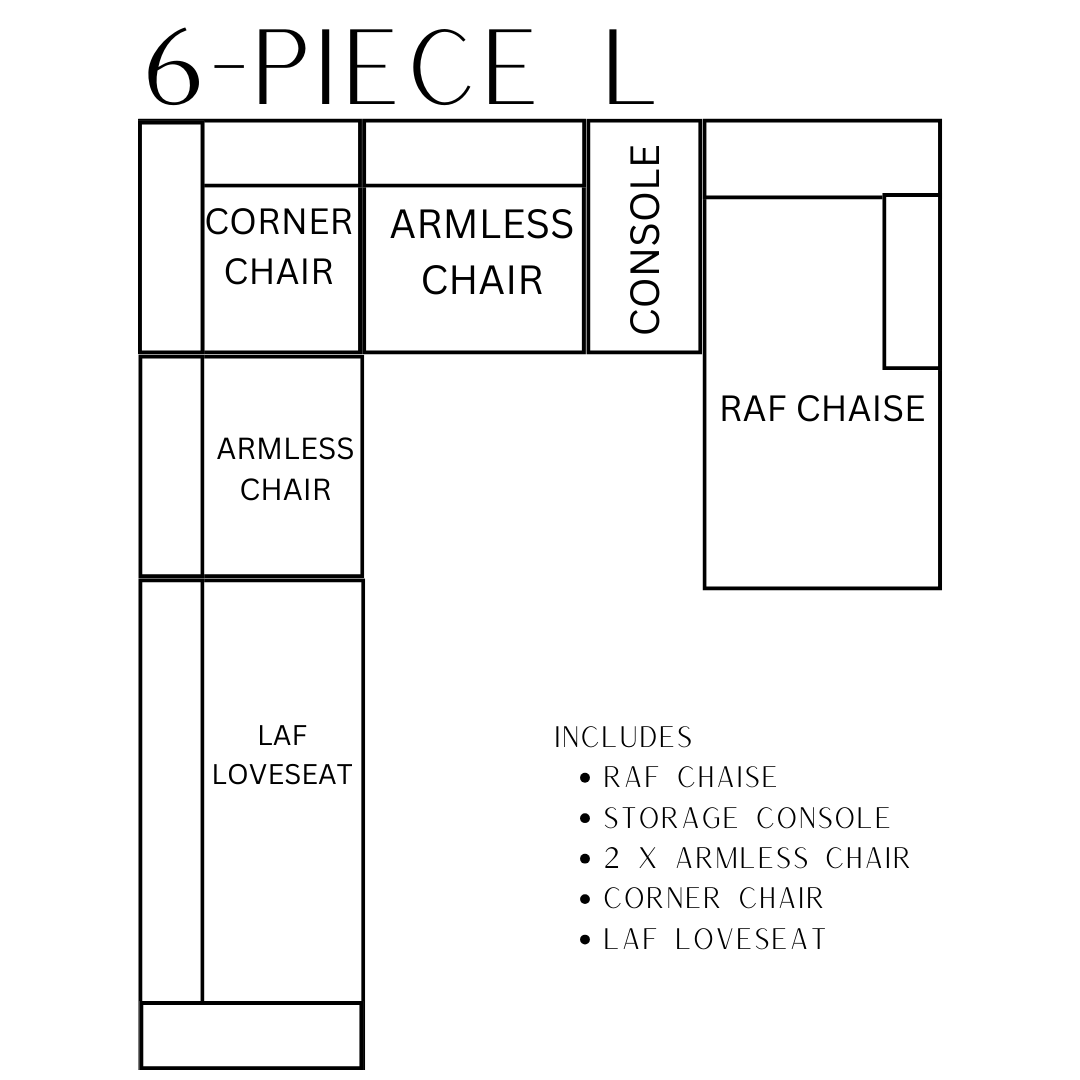 American Homestead Furniture Concord Modular Sectional