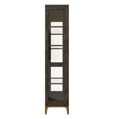 Hekman Edgewater Mindi Wood Curio Display Cabinet