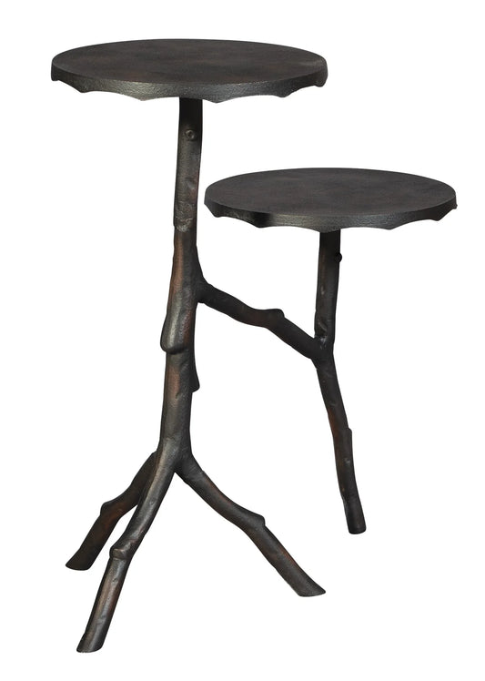 Hekman Twin Twigs Cast Aluminum Accent Scatter Table