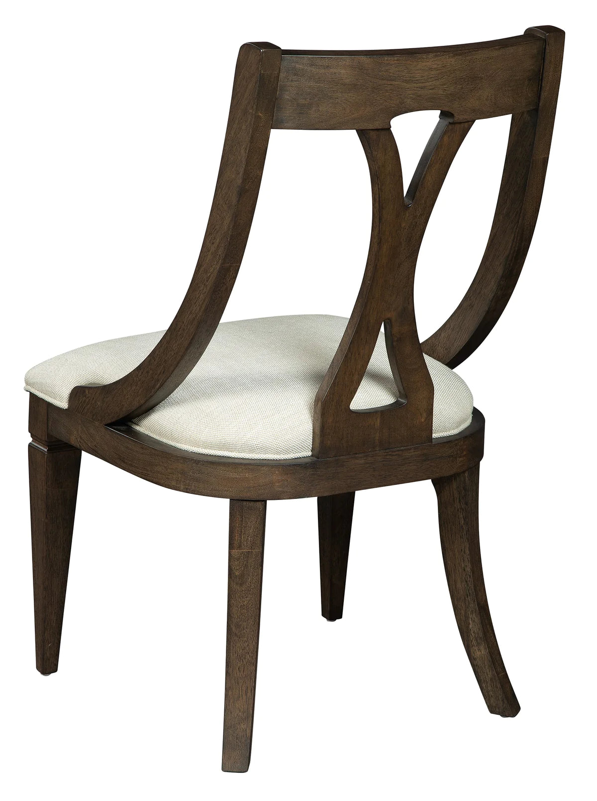 Hekman Linwood Mindi Wood Upholstered Sling Side Chair