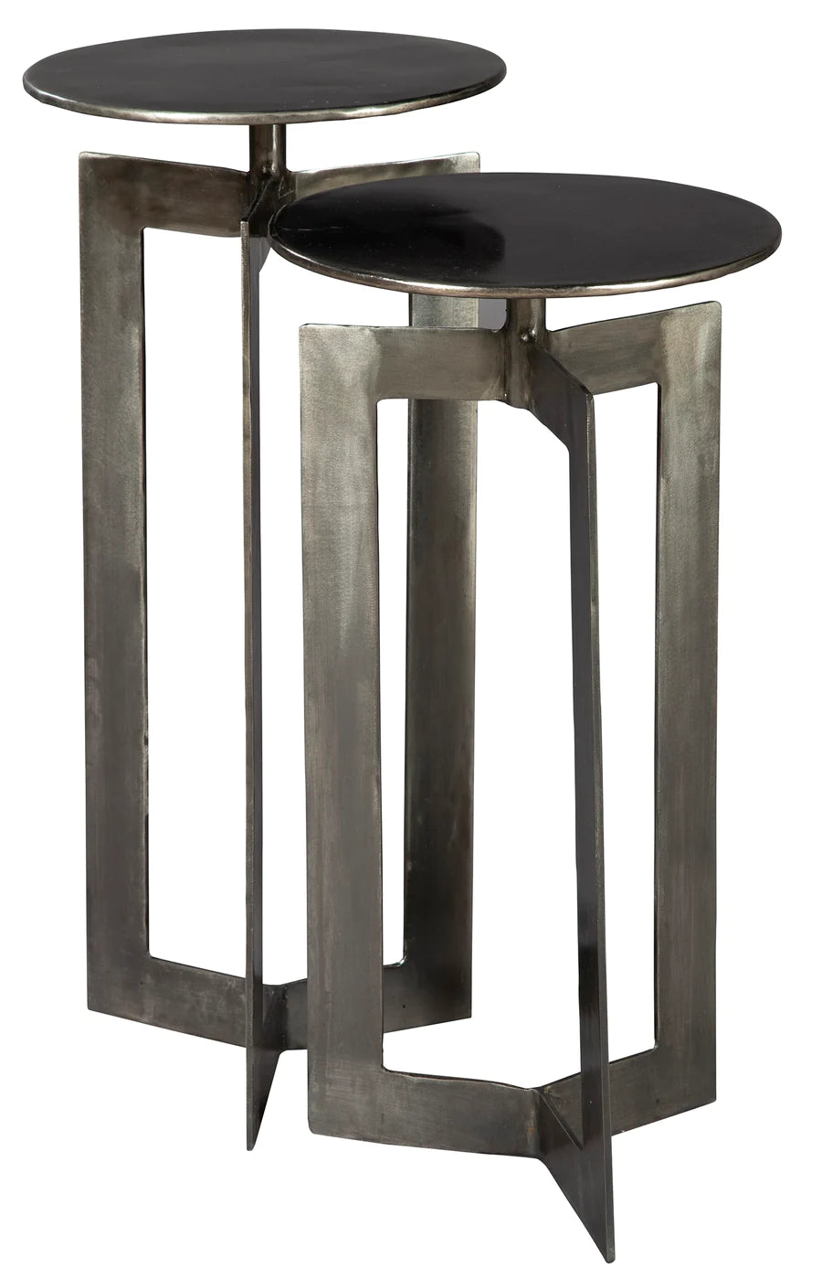 Hekman Twin Iron Accent Table Set