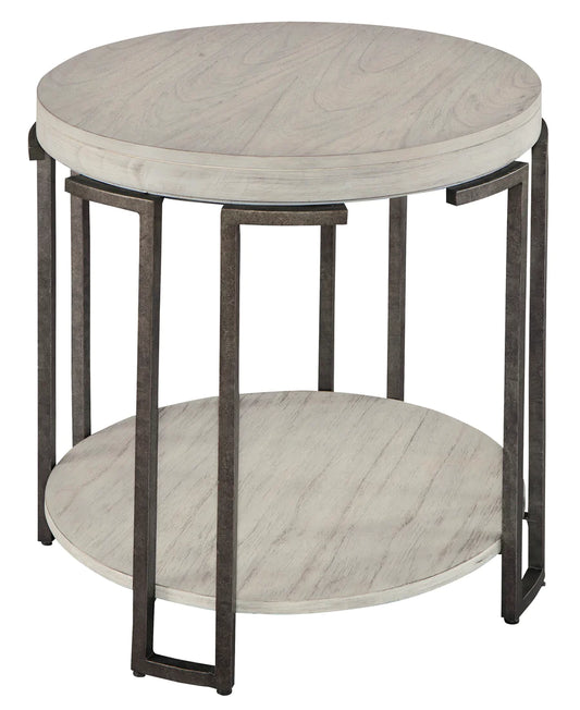 Hekman Sierra Heights Mindi Wood Round End Table