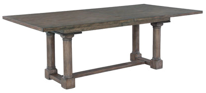 Hekman Lincoln Park Rectangular Trestle Extension Dining Table