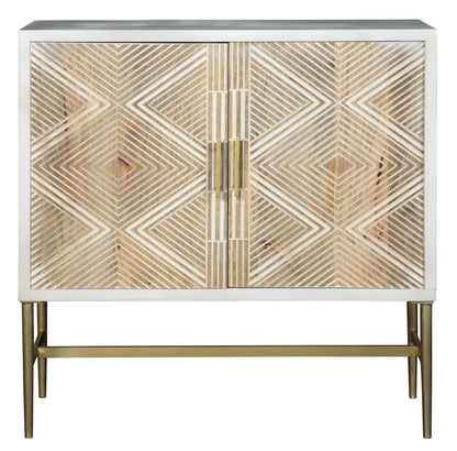 Hekman White Diamond Accent Cabinet