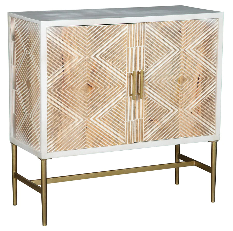 Hekman White Diamond Accent Cabinet