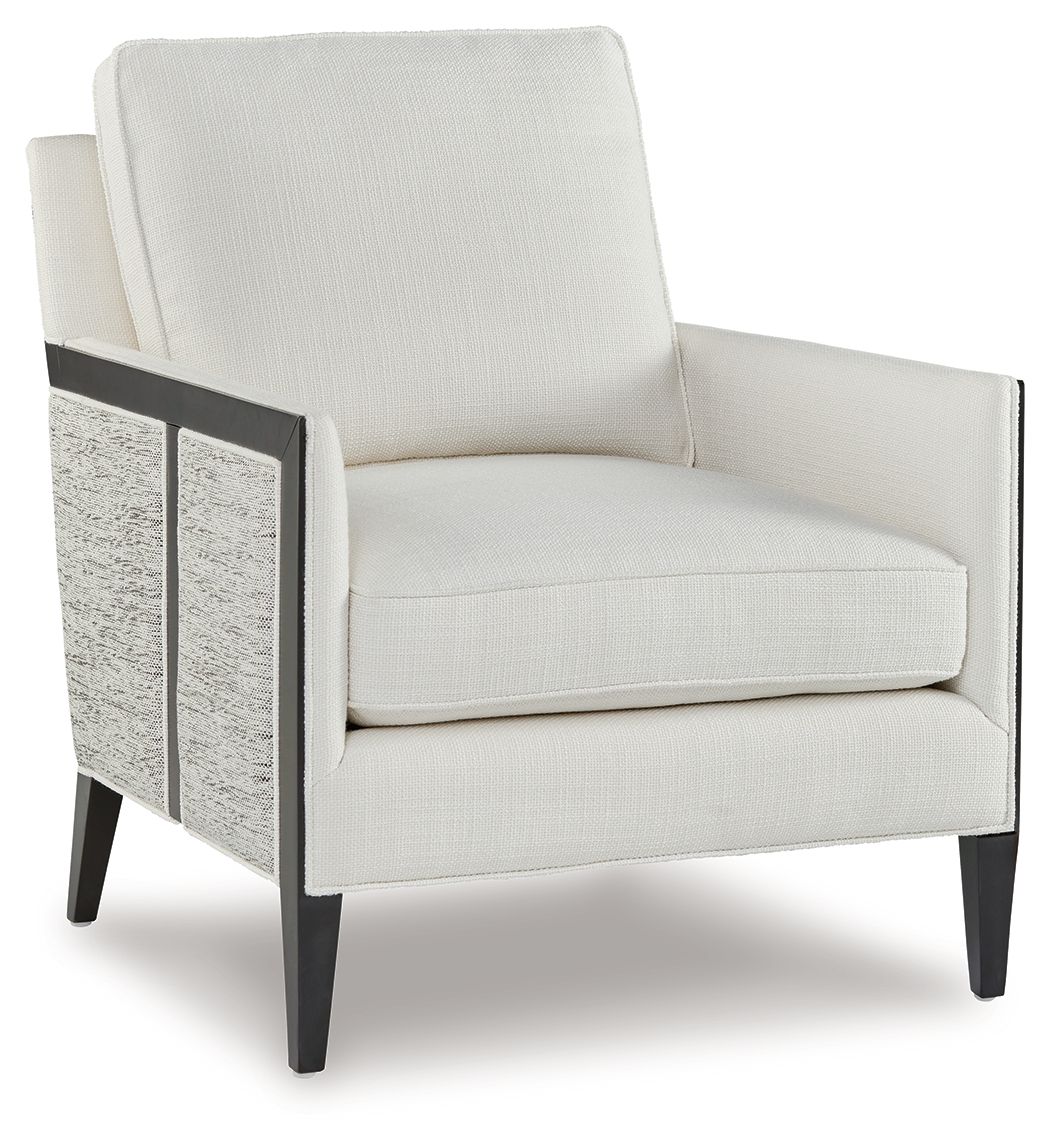 Ardenworth - Black / Ivory - Accent Chair