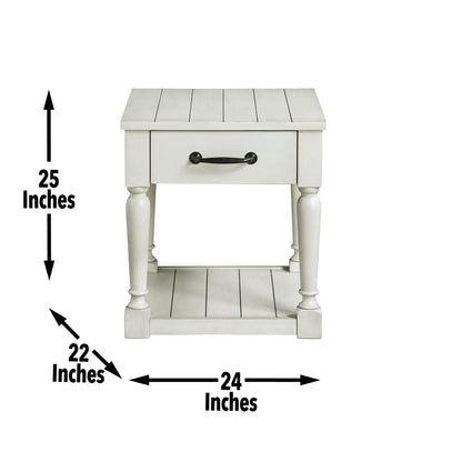 Hemmingway - 3 Piece Occasional Table Set - White