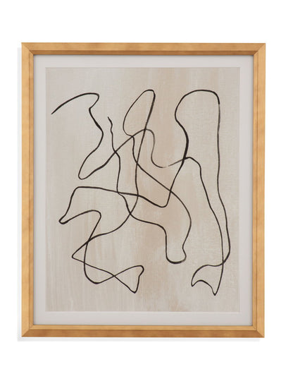 Bound III - Framed Print - Light Brown