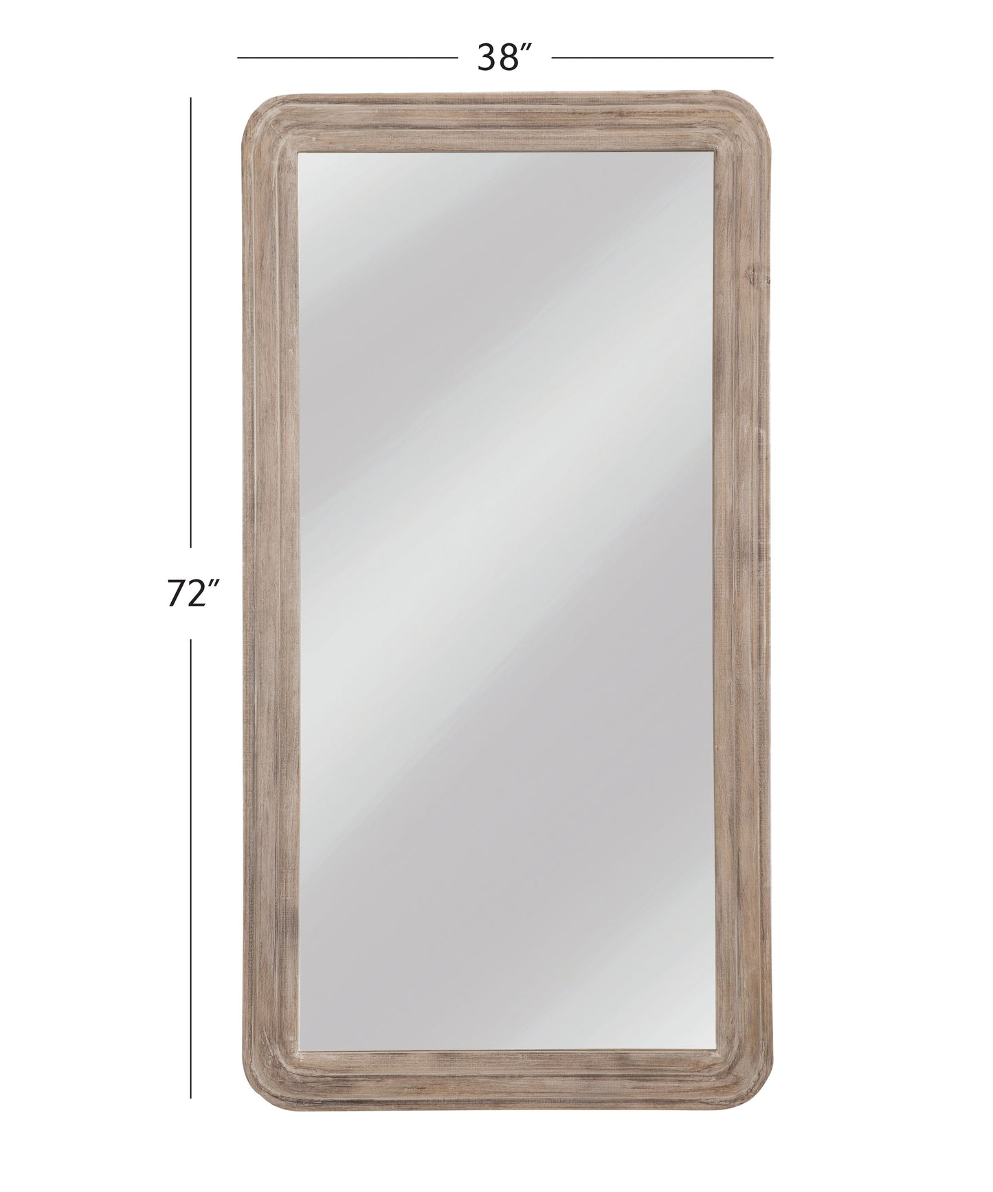 Gage - Floor Mirror - Beige