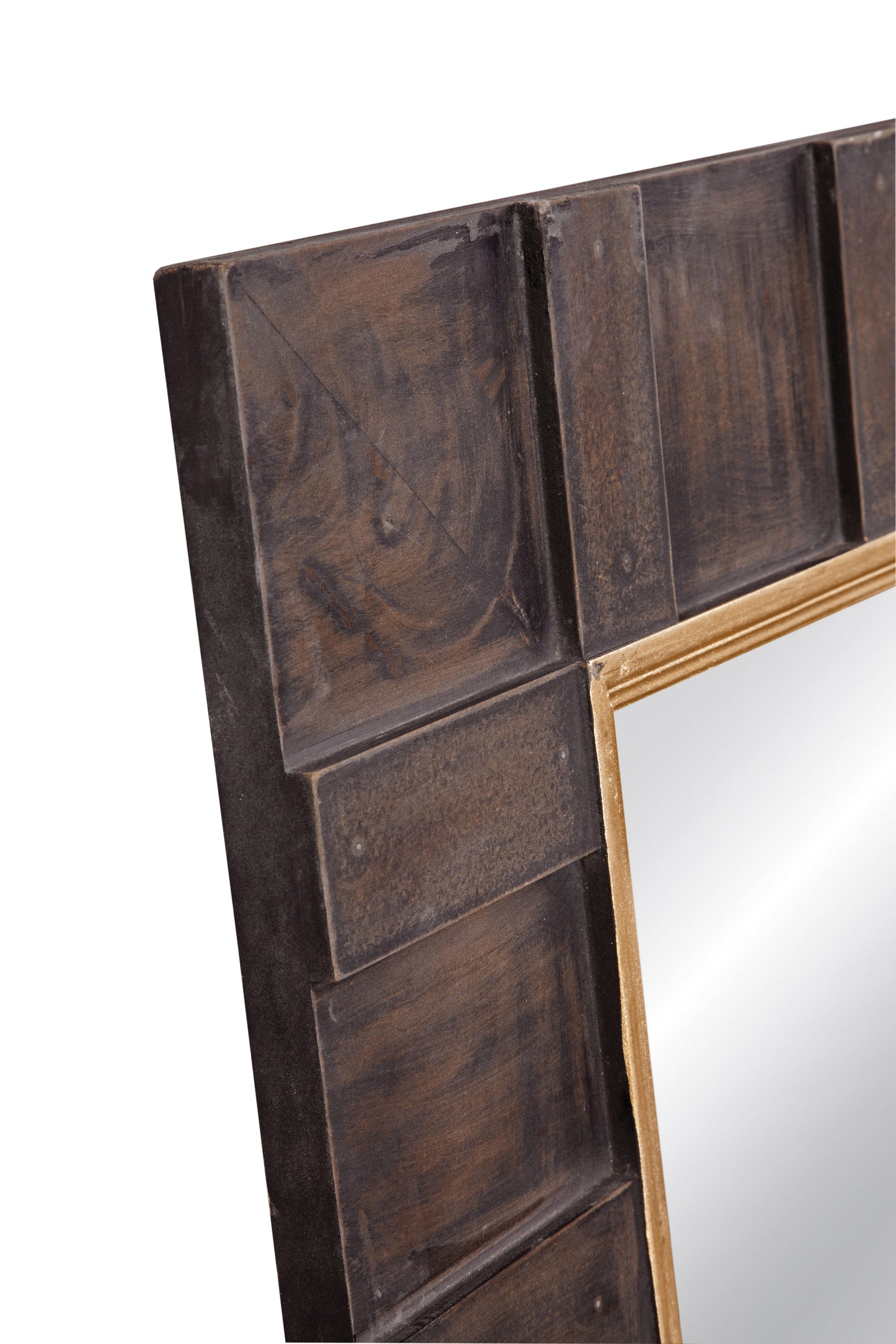 Dimensions - Wall Mirror - Brown