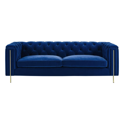 Charlene - Velvet Button Tufted Sofa