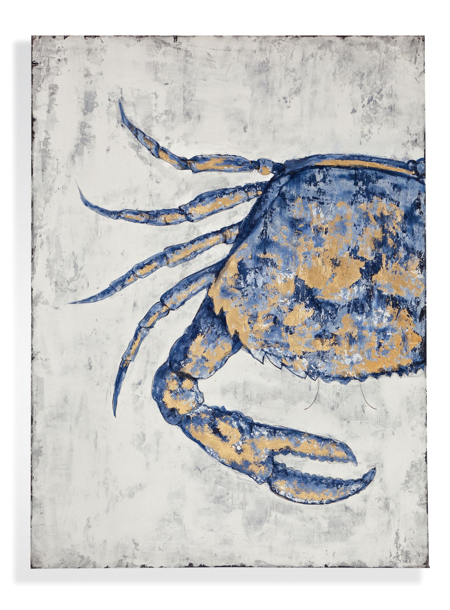 Blue Crab - Canvas Art - Blue