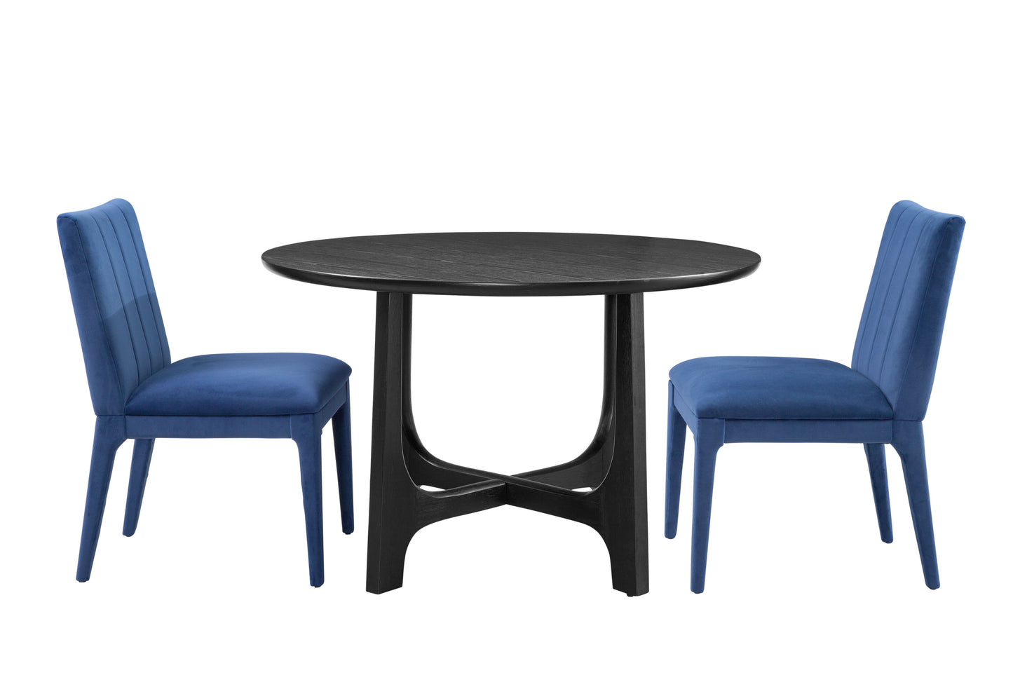 Dunnigan - Round Dining Table - Black