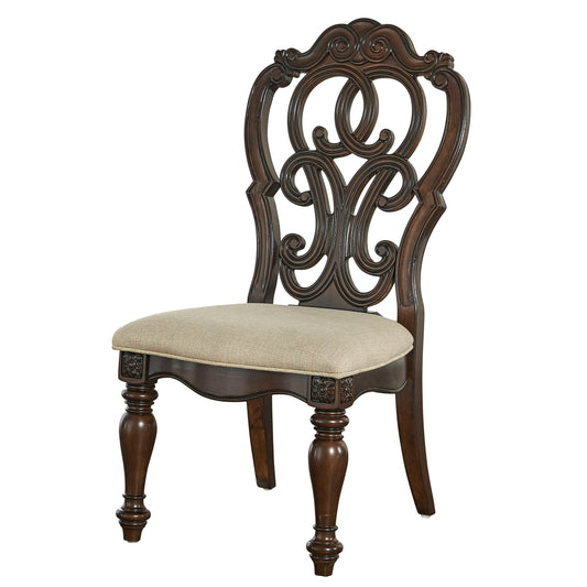 Royale - Side Chair (Set of 2) - Dark Brown