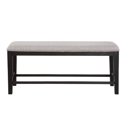 Halle - Counter Bench - Dark Brown