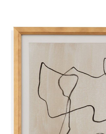 Bound IV - Framed Print - Light Brown