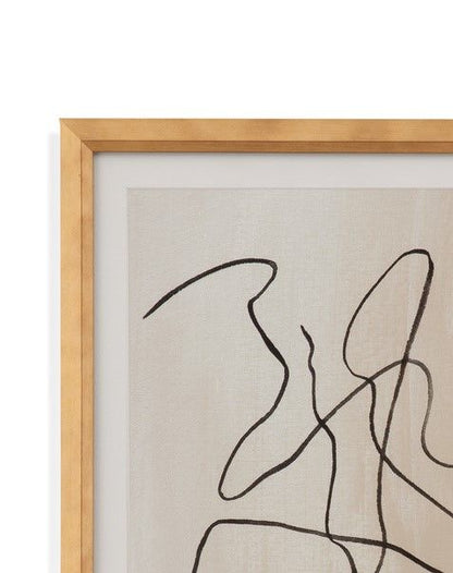 Bound III - Framed Print - Light Brown