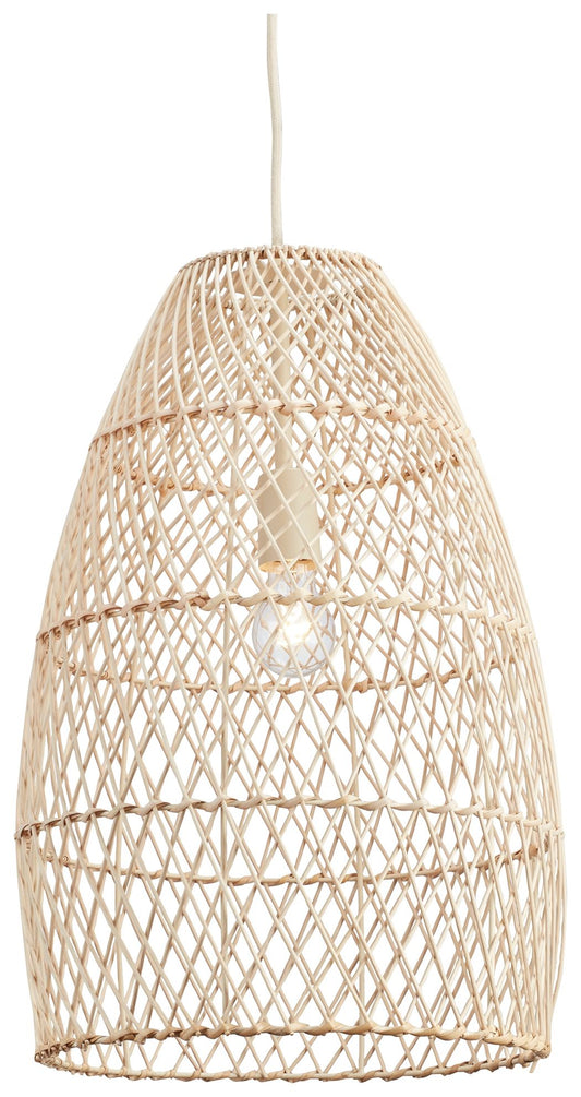 Calett - Beige - Rattan Pendant Light