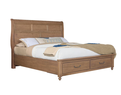 Vista - Sleigh Foot Storage Bed