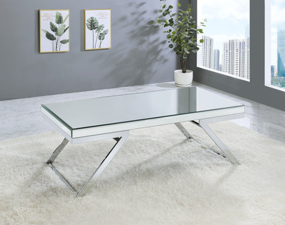 Alfresco - Mirrored Coffee Table - Silver