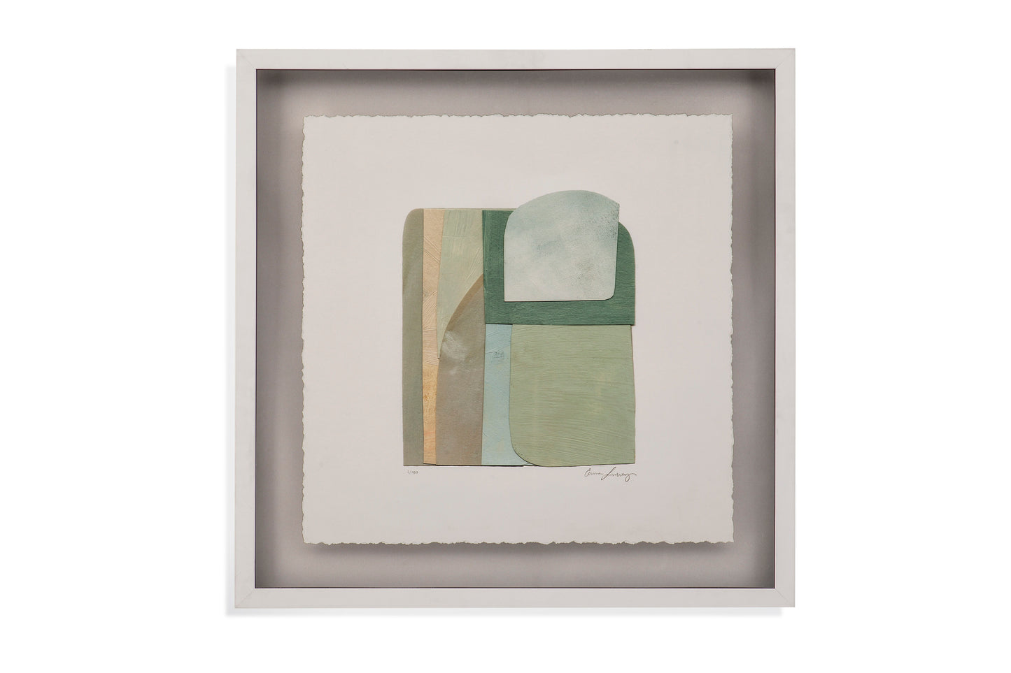 Color Structure I - Framed Print - Green