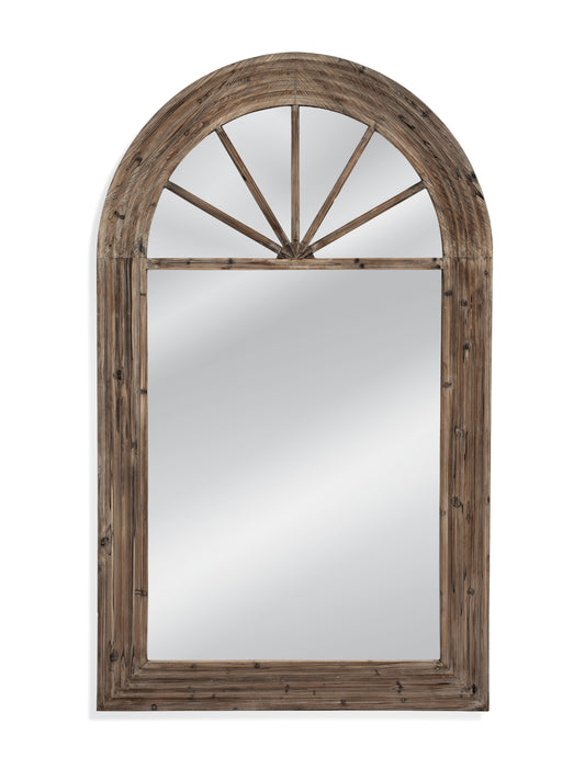 View - Floor Mirror - Brown