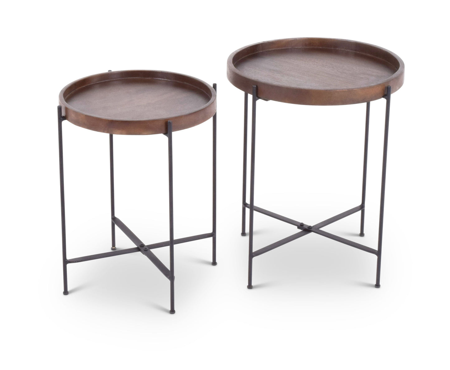 Capri - Nesting Tables - Dark Brown