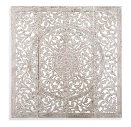 In The Garden - Wall Panels (Set of 4) - Silver