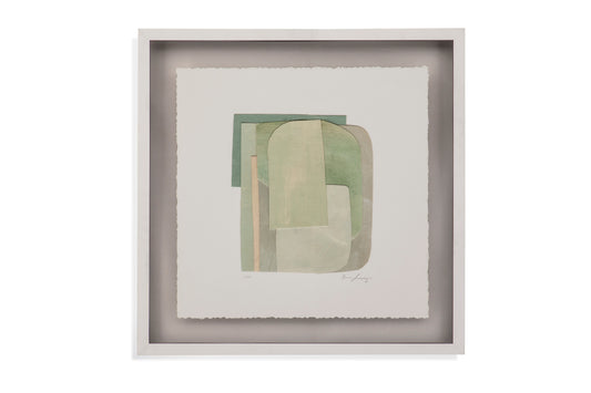 Color Structure IV - Framed Print - Green