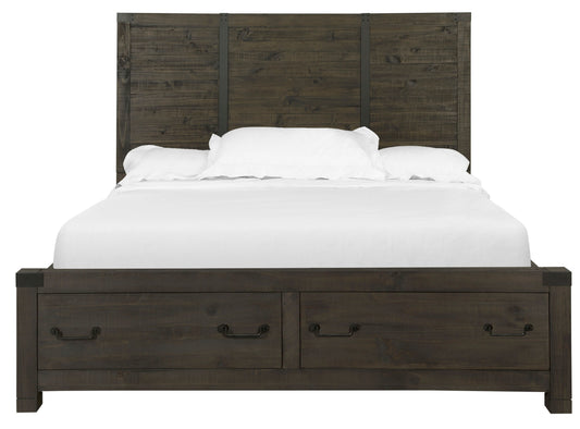 Abington - Panel Bed With Storage