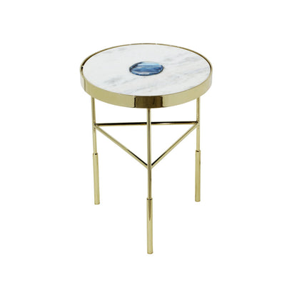 Delilah - Accent Table - Polished Gold