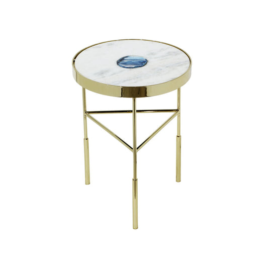 Delilah - Accent Table - Polished Gold