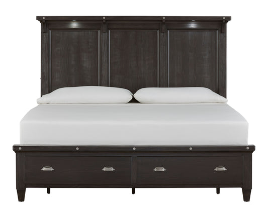 Sierra - Complete Lighted Panel Storage Bed