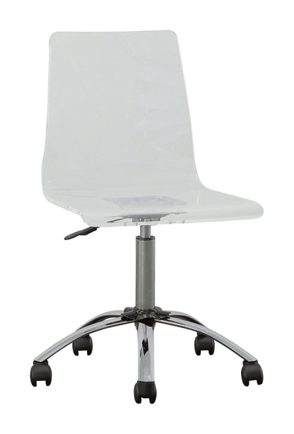 Arthur - Adjustable Swivel Chair - Pearl Silver