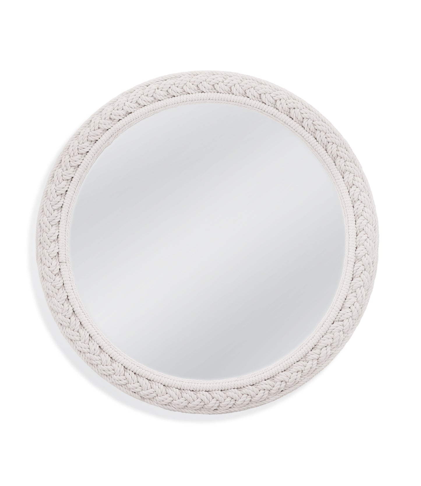 Island - Cotton Rope Wall Mirror - White