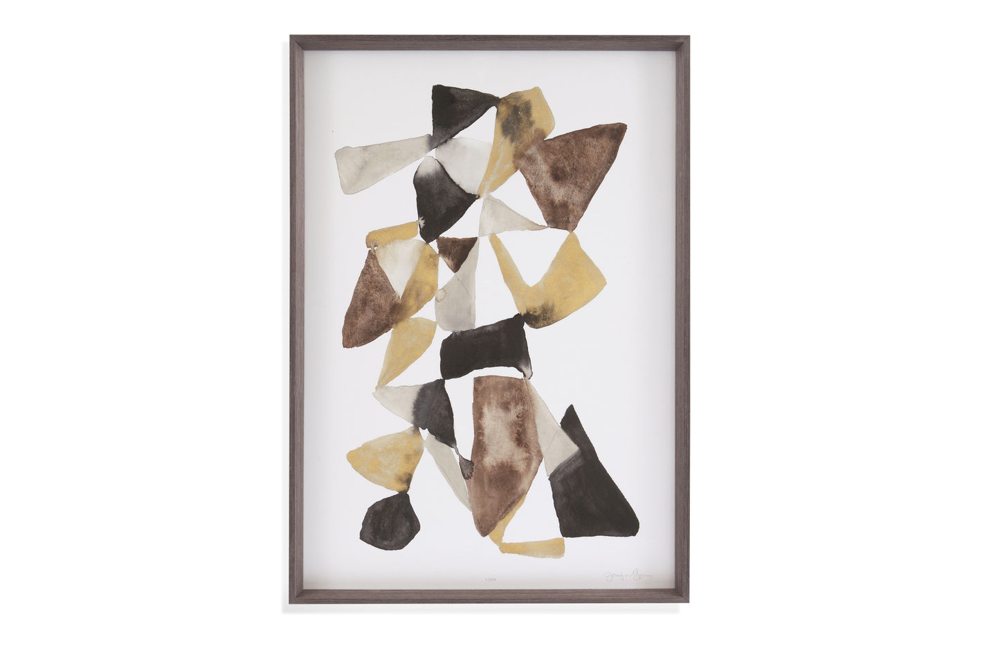 Mod In Neutrals I - Framed Print - Brown