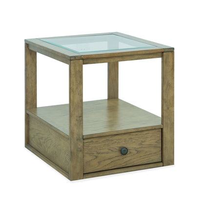 Hardison - Rectangular End Table - Warm Stone