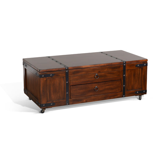 Santa Fe - 18" Coffee Table - Dark Brown