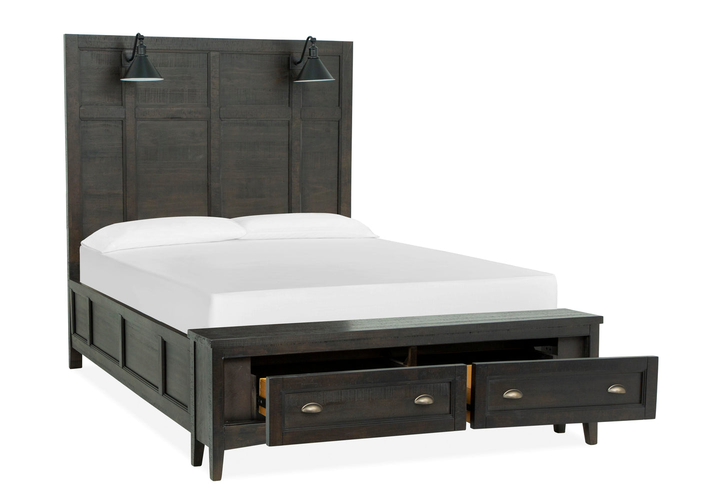 Westley Falls - Complete Lamp Panel Storage Bed