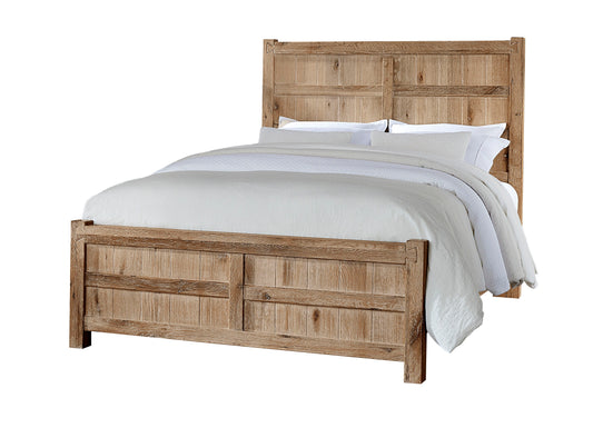 Dovetail - Queen Board & Batten Bed - Sun Bleached White