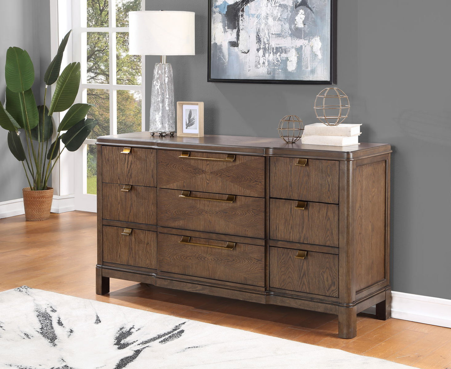 Milan - Dresser - Dark Brown